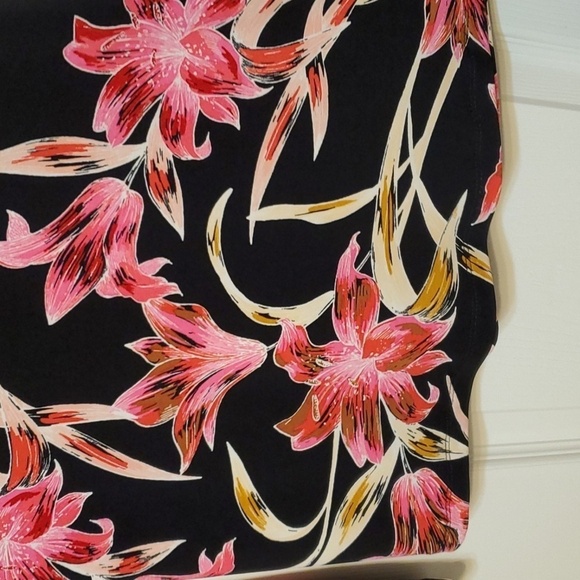 Joseph Ribkoff black floral Valentina Flare palazzo pants wide leg size … - Picture 14 of 14